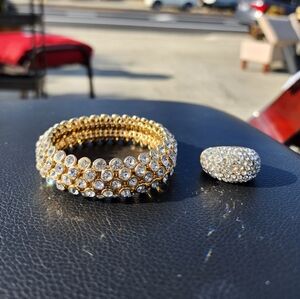 SOLD!! Bracelet and bring matching set